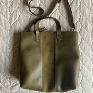 NWOT MADEWELL TRANSPORT CROSSBODY TOTE GREEN